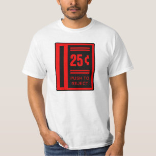 Fügen Sie Münze ein, um Säulengang-Videospiel z T-Shirt