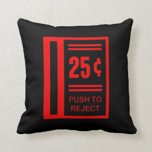 Fügen Sie Münze ein, um Säulengang-Videospiel zu Kissen