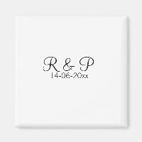 Fügen Sie Pärchennamen monogramm Datum Jahreshochz