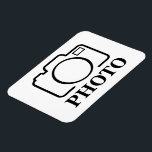 Fügen Sie Personalisiertes Foto Hochzeit Modernes  Magnet<br><div class="desc">Sie können es mit Ihrem Foto,  Logo oder mit Ihrem Text anpassen. Sie können sie wie gewünscht auf der Anpassungsseite platzieren. Modern,  einzigartig,  einfach oder persönlich,  es ist Ihre Wahl.</div>