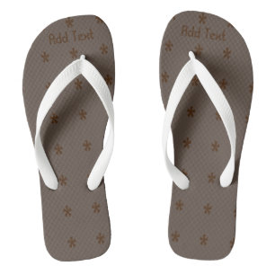 Fügen Sie Text hinzu Gedruckte Männer Stylische un Flip Flops