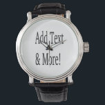 Fügen Sie Text & Mehr hinzu! Individualisieren Sie Armbanduhr<br><div class="desc">Passen Sie Ihre personalisierten Designs,  Zitate,  Texte und mehr an. Wählen Sie auch aus vorgefertigten Designs,  aus vielen verschiedenen Kategorien.</div>