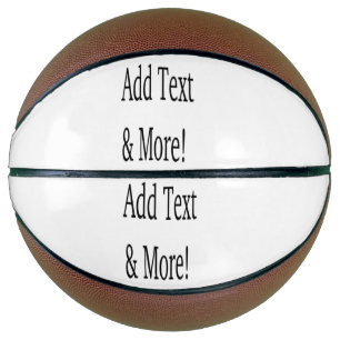 Fügen Sie Text & Mehr hinzu! Individualisieren Sie Basketball