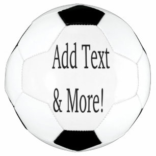 Fügen Sie Text & Mehr hinzu! Individualisieren Sie Fußball