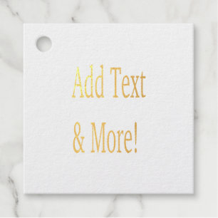 Fügen Sie Text & Mehr hinzu! Individualisieren Sie Geschenkanhänger
