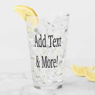 Fügen Sie Text & Mehr hinzu! Individualisieren Sie Glas