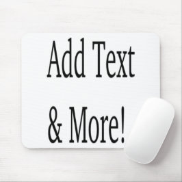 Fügen Sie Text & Mehr hinzu! Individualisieren Sie Mousepad