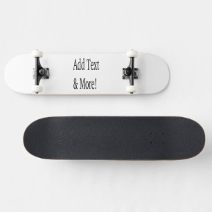 Fügen Sie Text & Mehr hinzu! Individualisieren Sie Skateboard