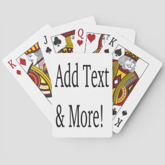 Fügen Sie Text & Mehr hinzu! Individualisieren Sie Spielkarten