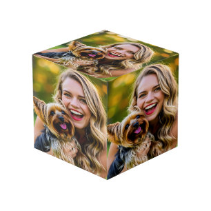 Fügen Sie Yorkshire Terrier-Foto Personalisieren Würfel