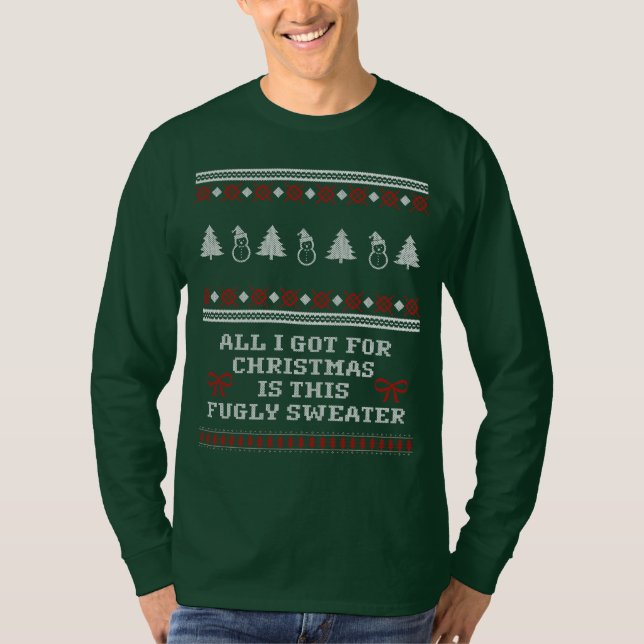 Fugly Ugly Sweater T-Shirt (Vorderseite)