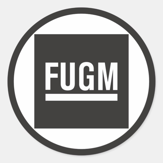 FUGM par Stickers ronds SAB (sans copie) (Devant)