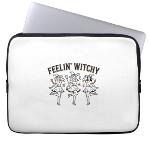 Fühl mich verhext Retro Halloween Hexen Laptopschutzhülle