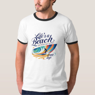 Fühle die Stimmung – Surfe. Sand. Wiederhole. T-Shirt