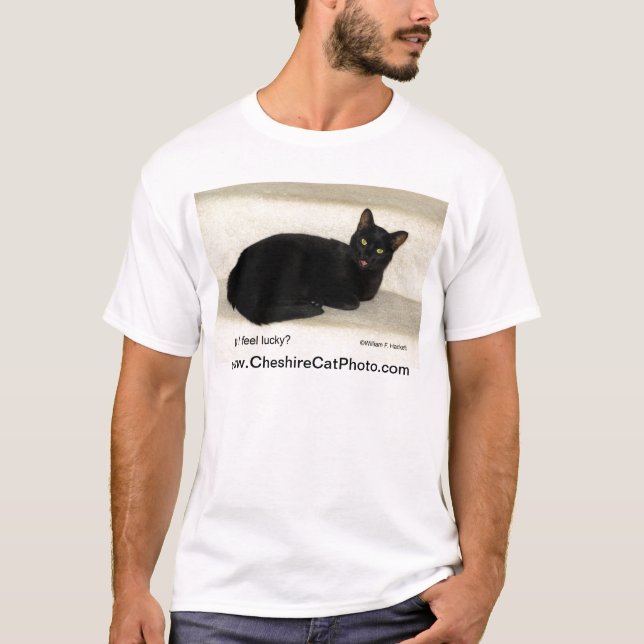 Fühle ich mich glücklich? Schwarze T-Shirt (Vorderseite)