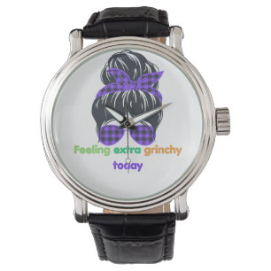 Fühle mich heute besonders grinchig armbanduhr