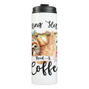 Fühle mich träge, brauche einen Kaffee Thermosbecher