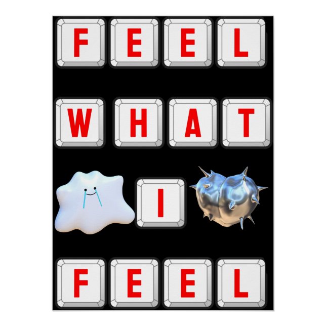 Fühle was ich fühle poster (Vorderseite)