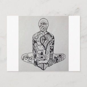 Fühlen... Postkarte