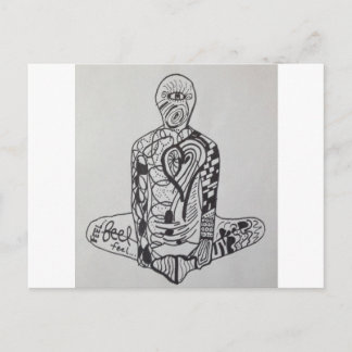 Fühlen... Postkarte