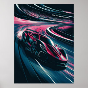 Fühlen Sie das Need for Speed Poster