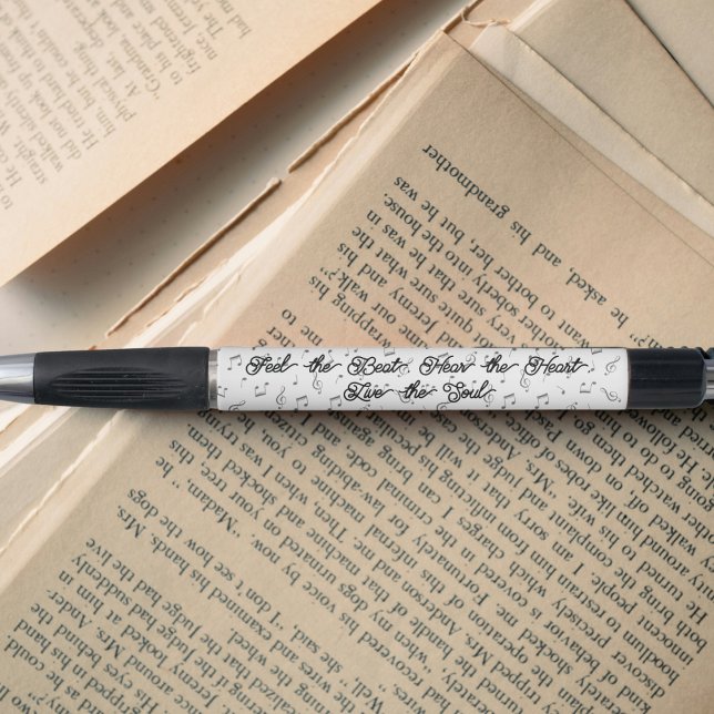 Fühlen Sie den Beat Musiknotens Pen Kugelschreiber (Von Creator hochgeladen)