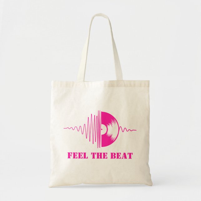Fühlen Sie den Beat Tragetasche (Vorne)