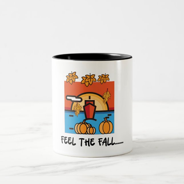 Fühlen Sie den Herbst bunt Coffee Tasse (Mittel)