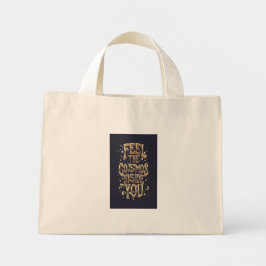 Fühlen Sie den Kosmos in sich Mini Stoffbeutel