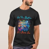 fühlen Sie den Rhythmus der Boom Box der 80er Jahr
