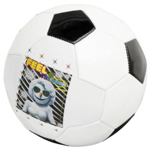 Fühlen Sie den Schnee Fußball