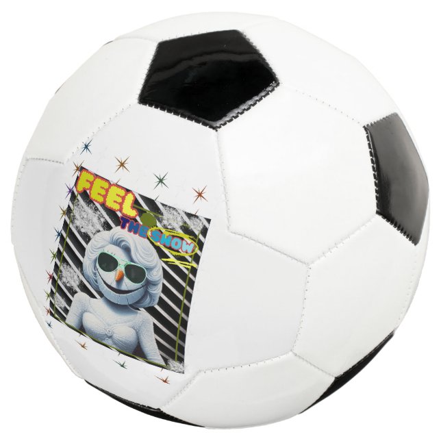 Fühlen Sie den Schnee Fußball (Dreiviertel)