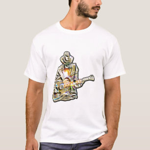 Fühlen Sie die Blues - Künstlerisches Gitarrendesi T-Shirt
