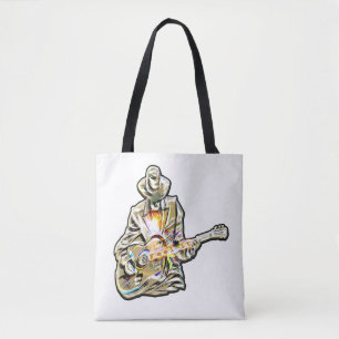 Fühlen Sie die Blues - Künstlerisches Gitarrendesi Tasche