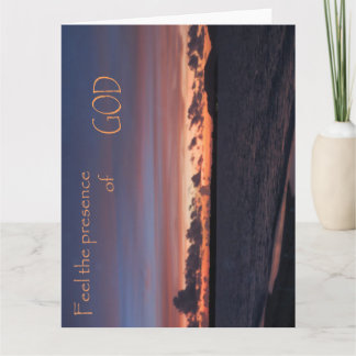 Fühlen Sie die Gegenwart von GOD Karte