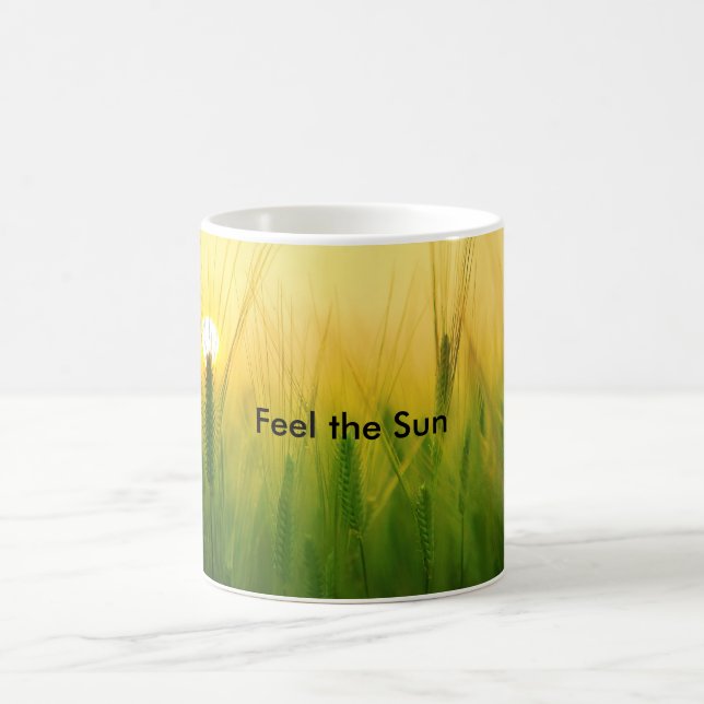 Fühlen Sie die Sonne durch Schaufenster Kaffeetasse (Mittel)