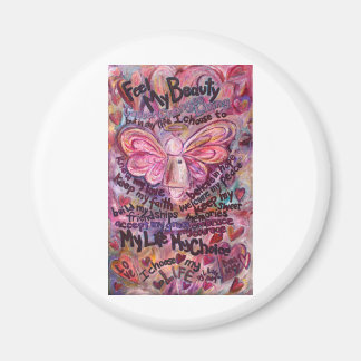 Fühlen Sie meinen Schönheitsrosa-Krebsgel Magnet