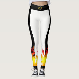 Fühlen Sie sich das Brandflammtraining Leggings