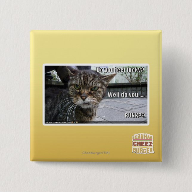 Fühlen Sie sich glücklich? Button (Vorderseite)