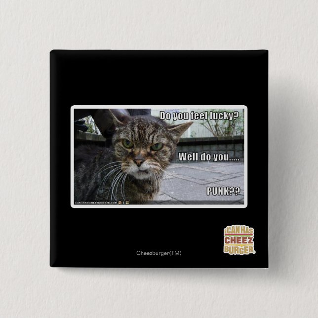 Fühlen Sie sich glücklich? Button (Vorderseite)