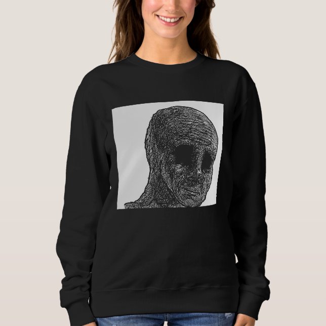 Fühlt Guy Wojak Meme Doomer  1 Sweatshirt (Vorderseite)