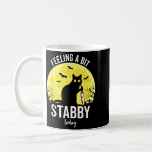 Fühlt sich ein bisschen stachlig lustige schwarze kaffeetasse