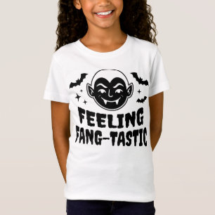 Fühlt sich fang-tastisch lustiges Vampir-Halloween T-Shirt