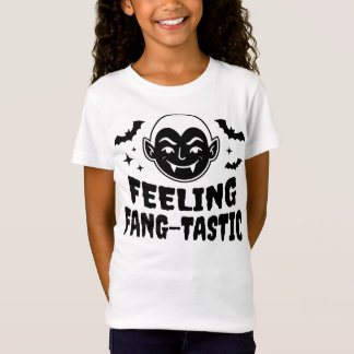 Fühlt sich fang-tastisch lustiges Vampir-Halloween T-Shirt