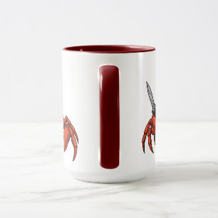 Fühlt sich krabblig Krabben-Wut-Tasse Tasse