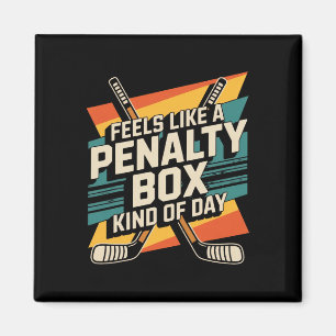 Fühlt sich wie ein Hockeyspieler-Team Hockey Liebh Magnet
