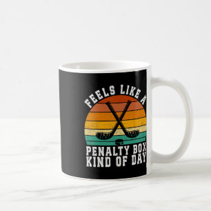 Fühlt sich wie ein Tag im Strafraum an Retro Hocke Kaffeetasse
