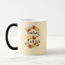 Fühlt sich wie Herbst Herbst verlässt Kaffee Tasse