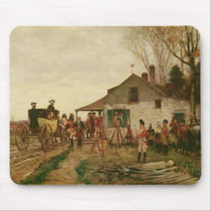 Führen des Vorpostens Mousepad