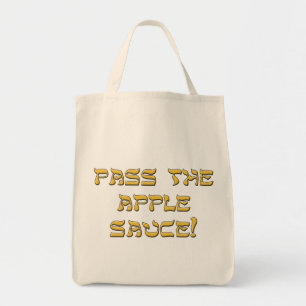 Führen Sie die Apfelsauce Tragetasche